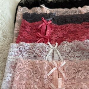 Victoria Secret - 6 Lace Trim Women's Intimates Set